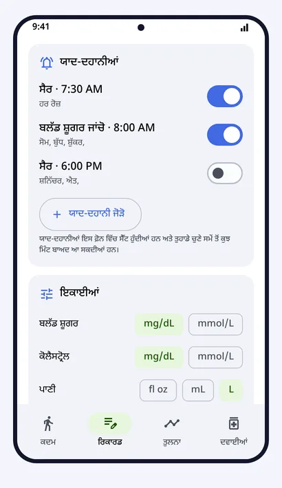 ਯਾਦ-ਦਹਾਨੀਆਂ
